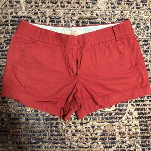 JCREW Chino Shorts - salmon/brick red